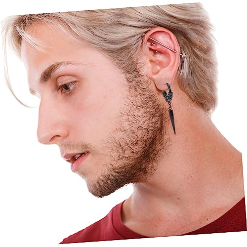BESPORTBLE 1 Paar Spike Ohrringe für Männer Punk Hip Hop Retro Dangle Ohrringe für Festivals Partys Täglichen Gebrauch Einzigartiges Design für Einen Auffälligen Look von BESPORTBLE