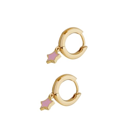 BESPORTBLE 1 Paar Sternenohrringe Legierung Stilvolle Ohrringe für Damen Kreative Ohrschmuck Accessoires für Partys Reisen Leicht Einfach Anzulegen von BESPORTBLE