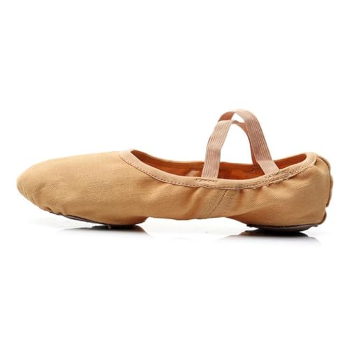 BESPORTBLE 1 Paar Tanzschuhe Tanzschuhe Für Mädchen Ballettschuhe Glockentanzschuhe Taschenschuhe von BESPORTBLE