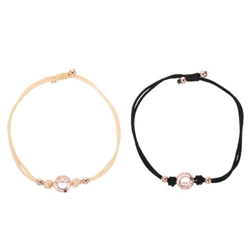 BESPORTBLE 1 Paar passende Paararmbänder mit Vibrations-Feedback, Beziehungs-Touch-Armbänder für Freund und Freundin, bequeme geflochtene Armbänder für Frauen und Männer von BESPORTBLE