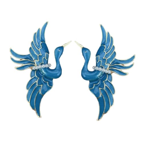 BESPORTBLE 1 Satz Broschen Für Damen Rotgekrönte Anstecknadeln Emaille Stilvolles Accessoire Für Besondere Anlässe 2 Stück von BESPORTBLE