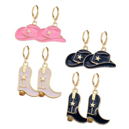 BESPORTBLE Cowgirl-stiefel Ohrringe Set Für Frauen Dangle Ohrringe Mit Hut Und Boot Design Vintage Schmuck Für Besondere Anlässe Leicht Und Zu Tragen BESPORTBLE Cowgirl-stiefel Ohrringe Set Für Frauen Dangle Ohrringe Mit Hut Und Boot Design Vintage Schmuck Für Besondere Anlässe Leicht Und Zu Tragen von BESPORTBLE