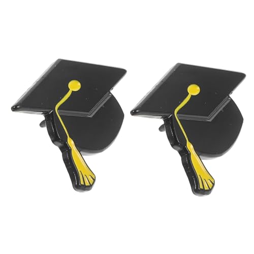 BESPORTBLE 1 Satz Doktorhut Brosche Anstecknadel Metall Abschlussnadel Dekorative Anstecknadel Für Kleidung Rucksäcke Accessoires 2 Stück von BESPORTBLE
