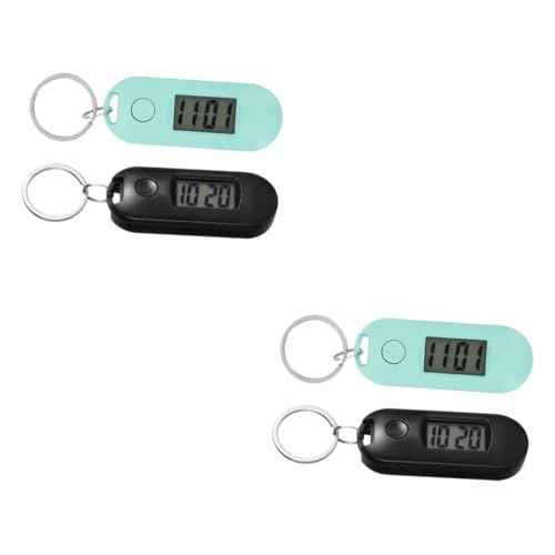 BESPORTBLE 2stücke Digitale Taschenuhr Hängeuhren Schlüsselanhänger Elektronische Uhren Für Studenten Klare Anzeige Tragbar Leicht Zu Bedienen von BESPORTBLE