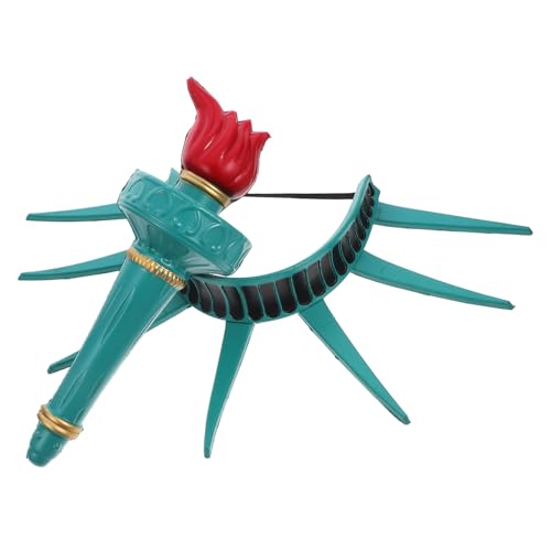 BESPORTBLE 1 Satz Haarreifen für Kostüme Freiheitsstatue Kopfschmuck für Patriotische Feierlichkeiten Halloween Partys und Maskeraden Teiliges mit Krone und Fackel von BESPORTBLE