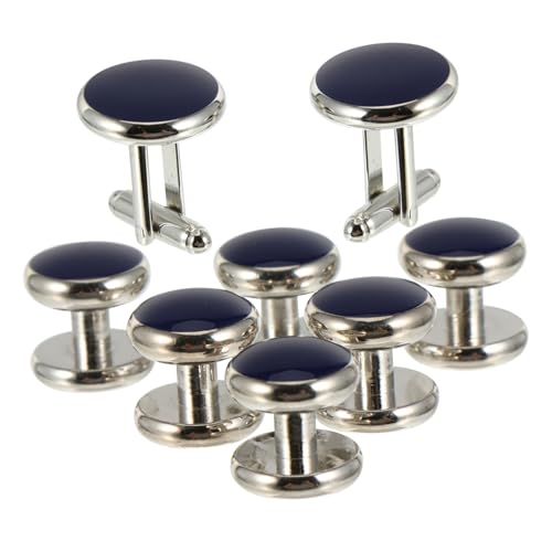 BESPORTBLE Manschettenknöpfe Für Hemden Runde Knöpfe Aus Klassisches Design Für Männer Geeignet Für Anzüge Und Formelle Anlässe von BESPORTBLE