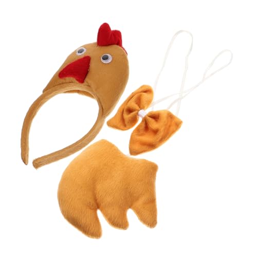 BESPORTBLE Tierisches Hühner-stirnband Mit Fliege Set Für Cosplay Party Stirnband Dekorative Tierschwanz-requisite Für Halloween Bühnenauftritte Fotografie BESPORTBLE Tierisches Hühner-stirnband Mit Fliege Set Für Cosplay Party Stirnband Dekorative Tierschwanz-requisite Für Halloween Bühnenauftritte Fotografie von BESPORTBLE