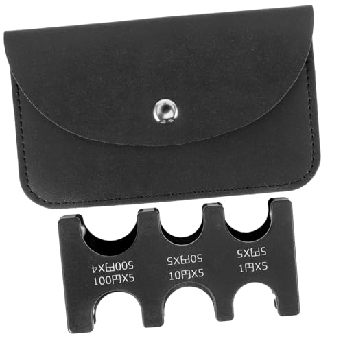 BESPORTBLE 1 Satz Kleinledergeldbörse für Damen Münzgeldbeutel mit Praktischem Münzhalter Druckknopfverschluss für Lippenstift Unterwegs Kompakt Klassischem von BESPORTBLE