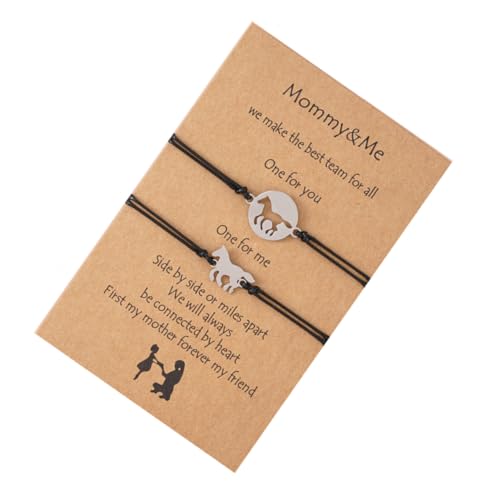 BESPORTBLE 1 Satz Mutter Tochter Armband Set Handgewebte Passende Armbänder für Muttertag Einzigartiges für Besondere und Bedeutungsvoll für BESPORTBLE 1 Satz Mutter Tochter Armband Set Handgewebte Passende Armbänder für Muttertag Einzigartiges für Besondere und Bedeutungsvoll für von BESPORTBLE