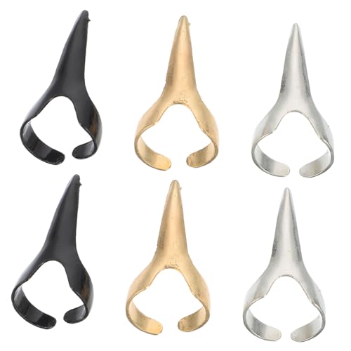 BESPORTBLE 30stücke Nagelring Aus Metall Für Cosplay Partys Halloween Fingerklauen Stücken Für Frauen Mädchen Stilvolles Kostümzubehör von BESPORTBLE