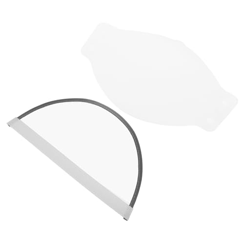 BESPORTBLE 1 Satz Regenmaskenrand Poncho-Regenmantel Regenhut mit Kapuze Schutz regenschirm Regenponcho Regenbekleidung Zubehör Krempe für Ponchohut Regenmantelmaske Plastik Transparent von BESPORTBLE