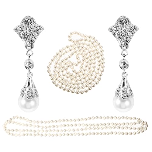 BESPORTBLE 1 Satz Satz Perlenschmuck-set Reiz Fälschung Halskette Hochzeit Van Ohrring Damen Zierlich Anhänger Baumeln Geschichtet Name Schmuck Anziehen Legierung Weiß BESPORTBLE 1 Satz Satz Perlenschmuck-set Reiz Fälschung Halskette Hochzeit Van Ohrring Damen Zierlich Anhänger Baumeln Geschichtet Name Schmuck Anziehen Legierung Weiß von BESPORTBLE