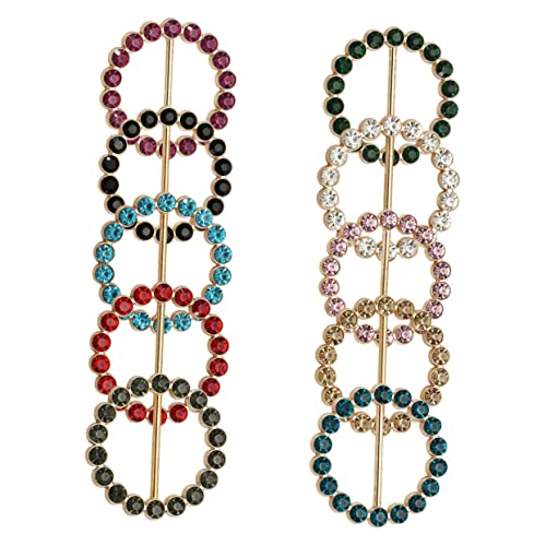 BESPORTBLE 1 Satz Teiliges Dekorative Schal Clips Für Kleidung Multifunktionale Hemd Clips Für Hochzeiten Geburtstagsfeiern Alltagsgebrauch Vielseitige Verwendung Für Schals 10 Stück von BESPORTBLE