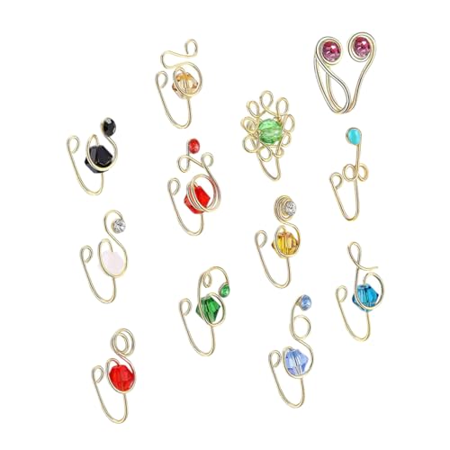 BESPORTBLE 1 Satz Teiliges Nasenring Für Frauen Afrikanische Nasenschmuck Manschetten Hautfreundlich Besondere Anlässe Wie Weihnachten Oder Geburtstage 12 Stück von BESPORTBLE