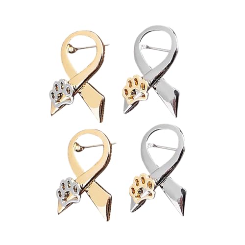 BESPORTBLE 4stücke Hund Klaue Brosche Legierung Cartoon Brustnadel Dekorative Schmuck Accessoires Für Kleid Tasche Pullover Mantel Schal Hut von BESPORTBLE