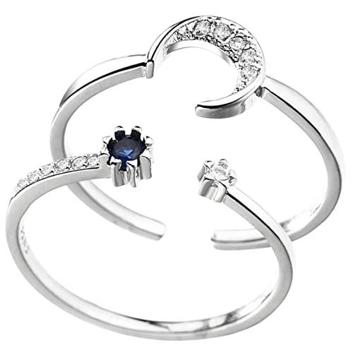 BESPORTBLE 2stücke Offene Damenringe Retro Finger Schmuck Ring Mädchen Personalisierte Ringe Für Alltag Abendparty Hochzeit Geburtstag von BESPORTBLE