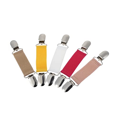 BESPORTBLE 1 Satz Teiliges Von Modischen Clips Für Kleidung Elastische Schal Brosche Stilvolle Clips Für Pullover Strickjacken Fixieren Von Oversize Oberteilen Dekorieren Von Outfits 5 Stück von BESPORTBLE