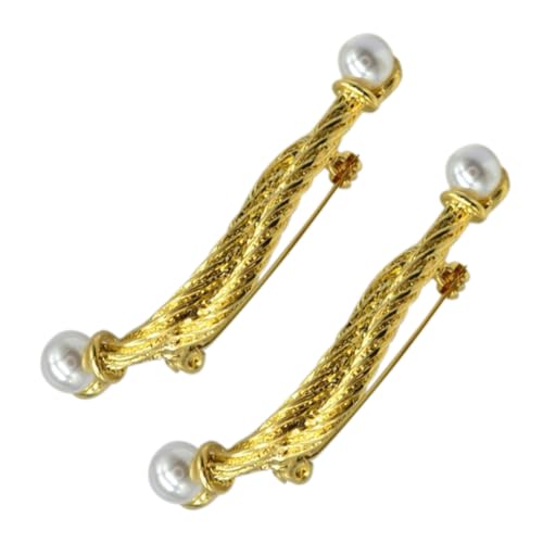 BESPORTBLE 2stücke Vintage Broschen Brustnadeln Kleidungszubehör Für Damen Gold Retro Schmuck Halsketten Accessoires Mit Hochwertigem Legierungsmaterial BESPORTBLE 2stücke Vintage Broschen Brustnadeln Kleidungszubehör Für Damen Gold Retro Schmuck Halsketten Accessoires Mit Hochwertigem Legierungsmaterial von BESPORTBLE