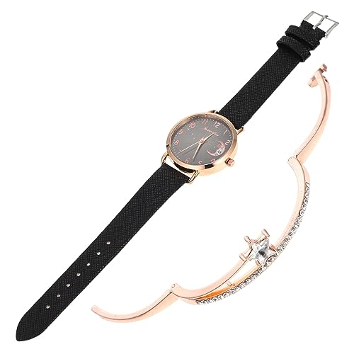 BESPORTBLE 1 Set Damen Monduhr Einzigartige Skelettuhr Für Männer Und Frauen Solar Digitaluhr Damen Golduhr Kettenuhr Uhr Schmuck Armbanduhren Für Paar von BESPORTBLE