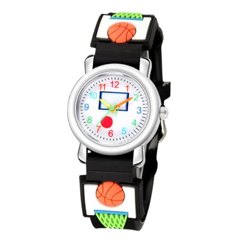 BESPORTBLE Digital Armbanduhr Für Junge Mädchen Basketball Design Quarzuhr Mit Lebendigen Motiven Handgelenksdekoration Für Mädchen Und Jungen Leicht Und Strapazierfähig Geschenkidee von BESPORTBLE
