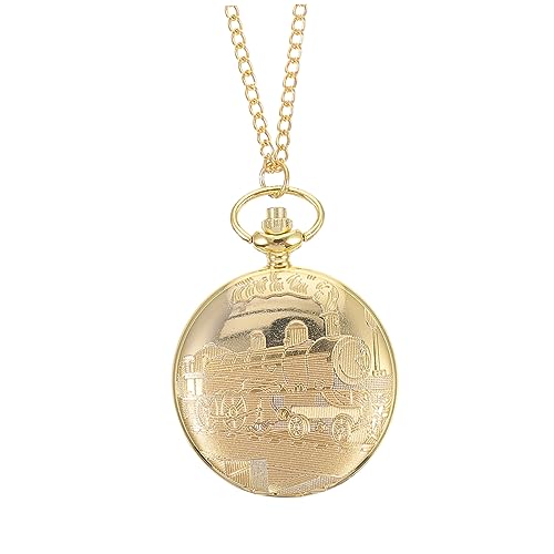 BESPORTBLE Antike Goldene Taschenuhr Retro Timing Taschenuhr Souveniruhr Geschenkuhr Mit Filigraner Verarbeitung Und Exquisitem Design Für Elegante Dekoration von BESPORTBLE