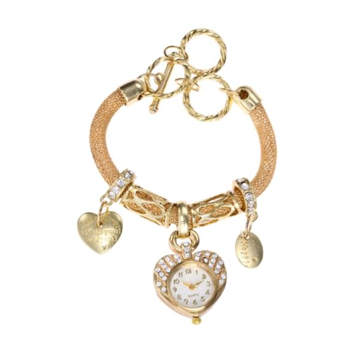 BESPORTBLE Elegantes Damenarmband Mit Dekorativer Uhr Exquisites Armband Als Handschmuck Schicke Handgelenkkette Mit Uhr Für Frauen Und Mädchen von BESPORTBLE