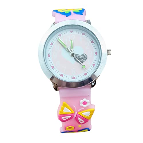 BESPORTBLE 1 Stück Armbanduhr für Niedliche Cartoon Uhr mit Nachtleuchtendem Design Robustes Silikonarmband für Jungen Zeitlernen von BESPORTBLE