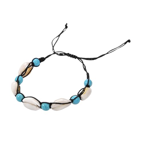 BESPORTBLE Fußkettchen Im Boho-Stil Für Frauen Mit Conch-Design Anhänger Strand-fußkette Aus Hochwertigem Material Langlebig Für Langzeitgebrauch von BESPORTBLE
