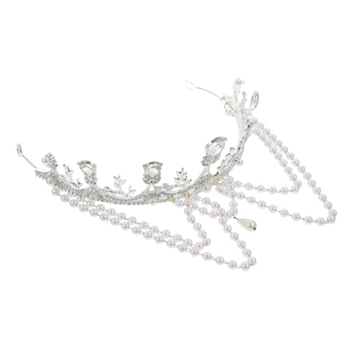 BESPORTBLE 1 Stück Braut Elegante Krone Prinzessinenbraut Brautkrone Hochzeitsdekor Haarschmuck Für Frauen Hochzeit Stirnband Lolita-krone Zarte Krone Strass Weiß BESPORTBLE 1 Stück Braut Elegante Krone Prinzessinenbraut Brautkrone Hochzeitsdekor Haarschmuck Für Frauen Hochzeit Stirnband Lolita-krone Zarte Krone Strass Weiß von BESPORTBLE