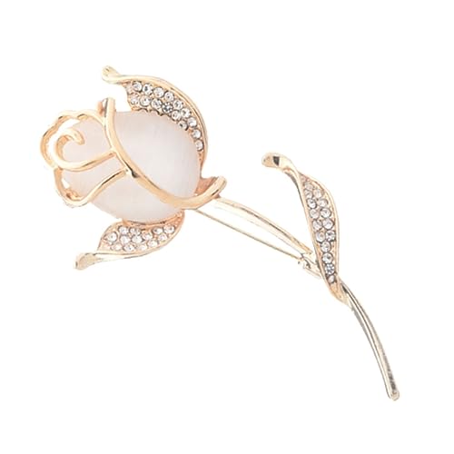 BESPORTBLE 1 Stück Brosche für Damen Goldene Anstecknadel mit Opal Design für Hochzeit oder Festliche Anlässe Vielseitig Einsetzbar zur Dekoration von Kleidung Taschen Accessoires von BESPORTBLE