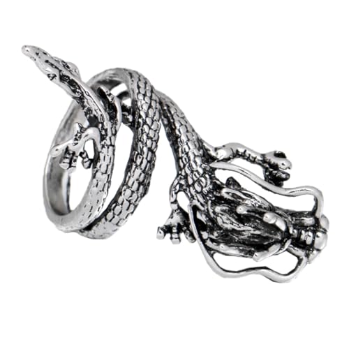 BESPORTBLE Kreativer Drachenring Für Modischer Finger Schmuck Handgefertigter Design- Langlebigem Material Für Und Besondere Anlässe von BESPORTBLE