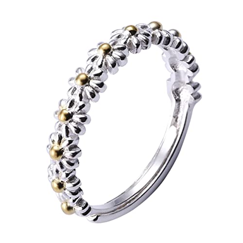 BESPORTBLE 1 Stück Daisy Ring für Damen Verstellbarer Stilvoller Blütenring mit Feinen Details Angenehmem Tragekomfort Passend zu Outfits für Modebewusste Frauen von BESPORTBLE