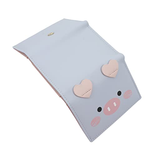 BESPORTBLE Pu-Portemonnaie Cartoon-Schwein Mädchen-Portemonnaie Klapp- DREI-Falten-Brieftasche Karten Bargeld Münzen Halten Organizer Entzückend von BESPORTBLE