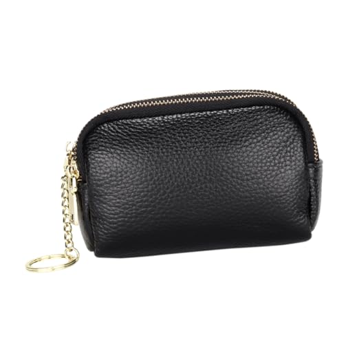 BESPORTBLE Zipp-geldbörse Für Kleingeld Münzen Schlüssel Karten Mit Reißverschluss Aus Echtem Rindsleder Für Wechselgeld Und Kleine Artikel von BESPORTBLE