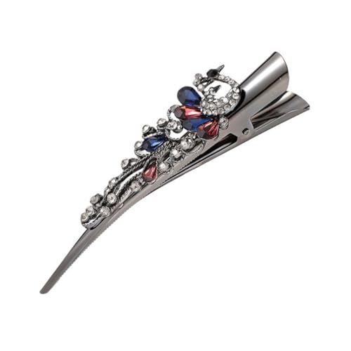 BESPORTBLE Vintage Haarspange mit Strass Große Haarklammer Metall Eleganter Kopfschmuck für Damen für Partys und Alltagslooks von BESPORTBLE