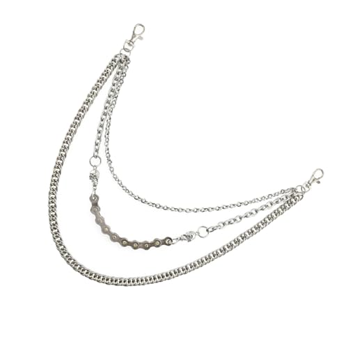 BESPORTBLE 1 Stück Herren Hip Hop Punk Hose Kette Stilvolle Waist Chain für Nachtclubs Ktv Partys Langlebiges Accessoire für Jeans Hosen von BESPORTBLE