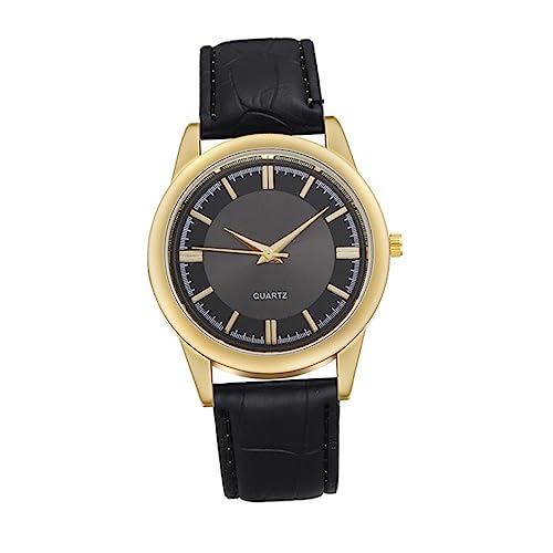 BESPORTBLE Herrenuhr Freizeituhr Edelstahluhr Businessuhr Lederarmbanduhr Männeruhr Uhr von BESPORTBLE