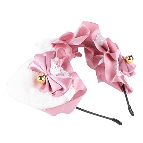 BESPORTBLE Lolita Haarreif mit Katzenohren Stilvolles Haarschmuck für Damen Cosplay Zubehör Exquisites Kopfband für Kostümpartys Leuchtende Farben von BESPORTBLE