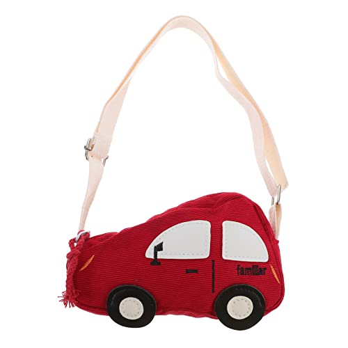 BESPORTBLE 1 Stück Kleine Cartoon Umhängetasche für Verstellbarer Schultergurt Praktische Reißverschlussöffnung für Snacks Handy Schlüssel Geld Weiches Material Leicht von BESPORTBLE