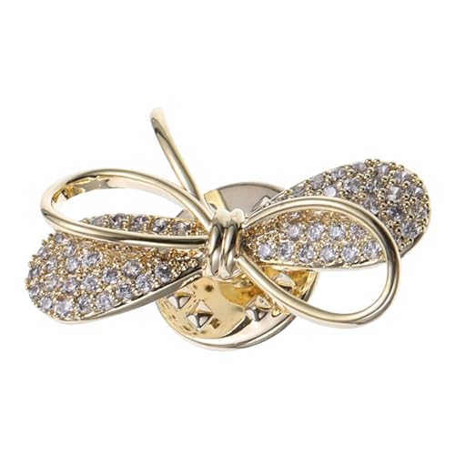 BESPORTBLE 1 Stück Kreative Damen Brosche im Bowknot Design Multifunktionale Langlebige Anstecknadel für Kleidung Stilvolle Verzierung für Cardigans Schals Outfits von BESPORTBLE