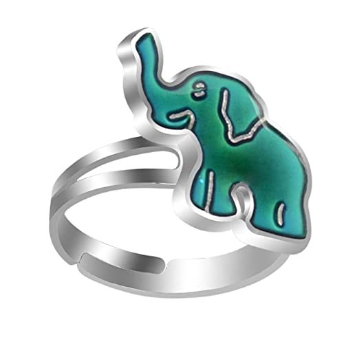 BESPORTBLE Kreativer Thermochromer -ring Für Damen Cartoon-fingerdekor Fingerring Mit Farbwechsel- Modeschmuck Für Party Und Alltag von BESPORTBLE