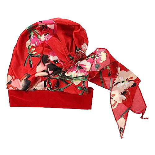 BESPORTBLE 1 Stück Kreatives Kopfband Verstellbares Elastisches Kopftuch mit Floralem Design Modisches Accessoire für Damen Herren Vielseitig Verwendbar für Besondere Anlässe von BESPORTBLE