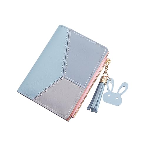 BESPORTBLE Faltbare Geldbörse Für Damen Vintage Münztasche Ledertasche Mit Mehreren Fächern Retro Wechseltasche Kompakte Geldbörse Für Bargeld Und Visitenkarten von BESPORTBLE