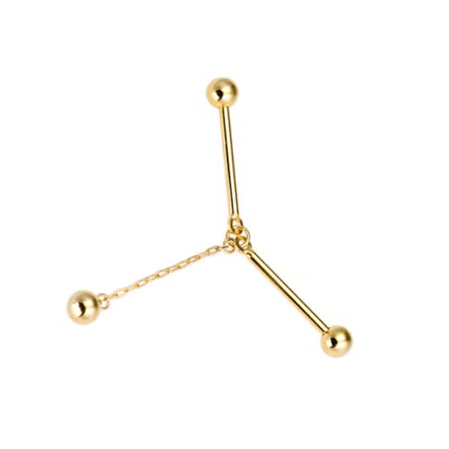 BESPORTBLE 1 Stück Metall Fransen Kragennadel Brosche Kleine Brosche Hemd Brosche Kragennadel Quaste Brosche Hochzeit Corsage Brosche Schicke Brustnadel Kragen Brosche Goldene von BESPORTBLE