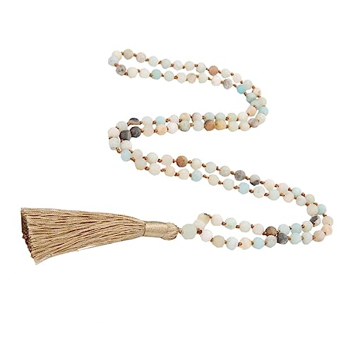 BESPORTBLE Lange Perlenkette Für Frauen Modische Halskette Mit Schickem Halsanhänger Echte Perlenkette Vielseitige Halskette Für Alltag Und Feier von BESPORTBLE