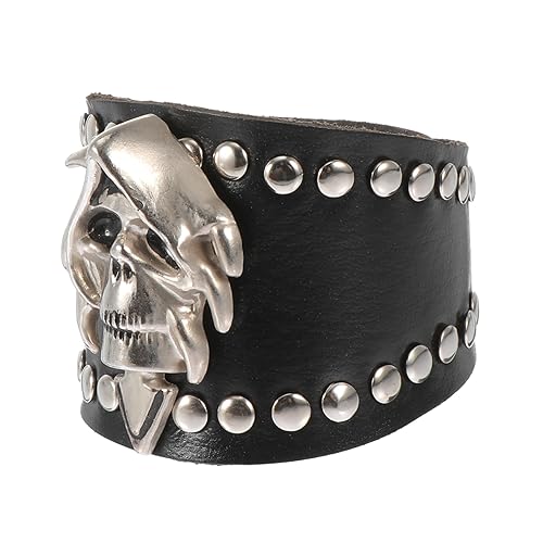 BESPORTBLE 1 Stück Punk Style Armband für Herren und Damen Kreatives Handaccessoire mit Nieten und Design Hochwertigem für Partys und Alltag von BESPORTBLE
