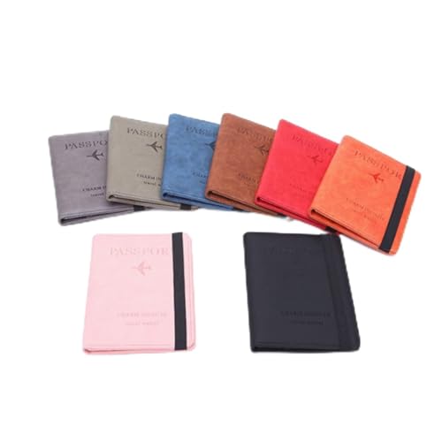 BESPORTBLE Reisepasshülle Etui RFID-geldbörse Aus Pu Material Mit Multifunktions-Aufbewahrungstasche Für Damen Rosa Inklusive Bankhalter Für Reisepass Und Ausweise von BESPORTBLE