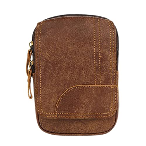 BESPORTBLE 1 Stück Retro Herren Gürteltasche Echtleder Multifunktionale Hüfttasche für Outdoor Aktivitäten Mobile Handytasche mit Praktischem Stauraum und Diebstahlschutz BESPORTBLE 1 Stück Retro Herren Gürteltasche Echtleder Multifunktionale Hüfttasche für Outdoor Aktivitäten Mobile Handytasche mit Praktischem Stauraum und Diebstahlschutz von BESPORTBLE