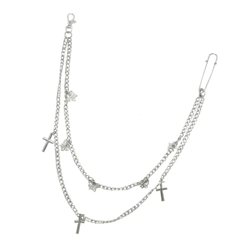 BESPORTBLE 1 Stück Schmetterling Kreuz Hosenkette edelstahlketten rocker accessoires Metallhüftkette Trendy Schmuck taillenkette Stilvoll Damen Punk-Hose-Kette Hip-Hop-Hose-Kette Legierung BESPORTBLE 1 Stück Schmetterling Kreuz Hosenkette edelstahlketten rocker accessoires Metallhüftkette Trendy Schmuck taillenkette Stilvoll Damen Punk-Hose-Kette Hip-Hop-Hose-Kette Legierung von BESPORTBLE