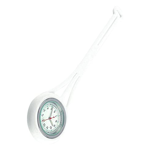 BESPORTBLE Krankenschwesteruhr Aus Silikon Runde Taschenuhr Langlebige Uhr Für Krankenschwestern Zubehör Mit Großem Zahlen-Design Leicht Tragbar Und Einfach Aufhängbar Für Tägliche von BESPORTBLE